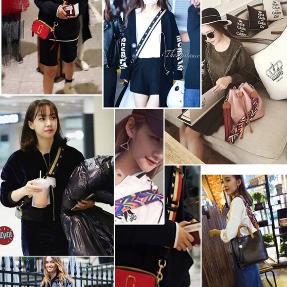 Purse Strap Replacement PU Leather Shoulder Bag Handbag Strap Black Leopard - Picture 4 of 6